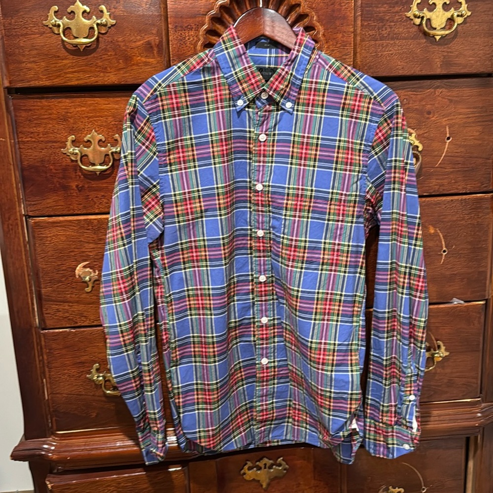JCrew men’s cotton causal button down